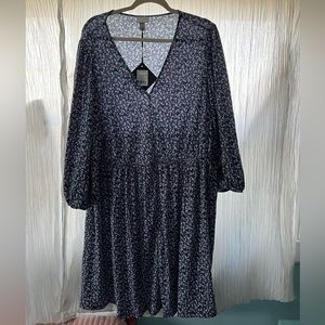 Flower patterned dress